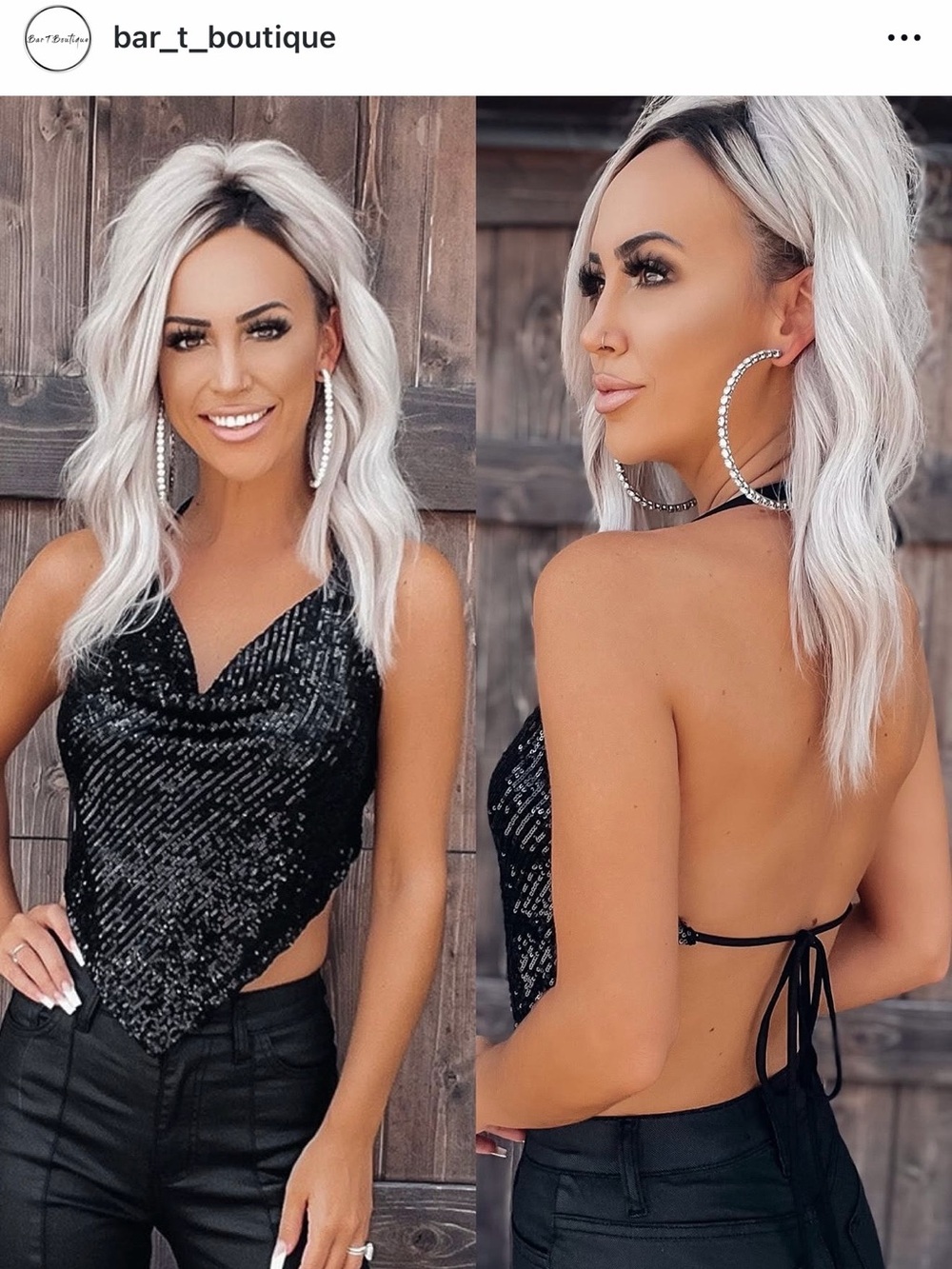 Sultry Sequin Rhinestone Tank New without Tag size M